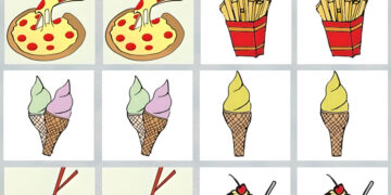 fast food free memory game