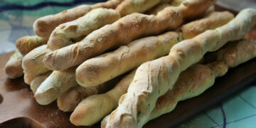 grissini with ramsons
