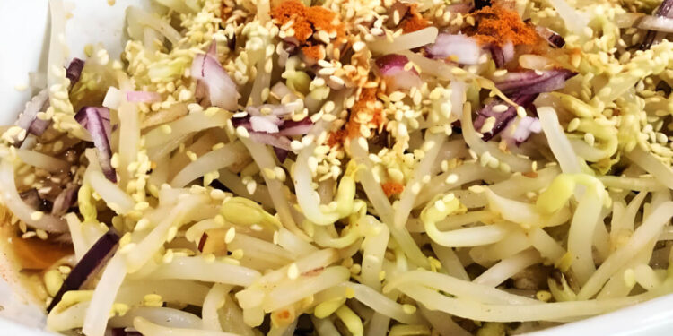 korean mung bean salad