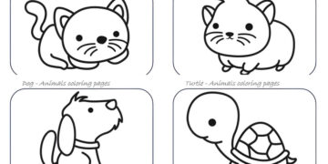 animals coloring page
