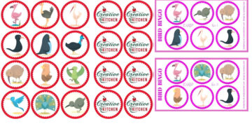 bird bingo card