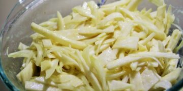 black radish salad