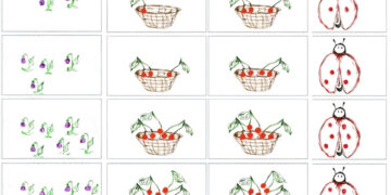 numbers matching cards