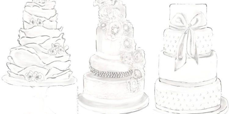 cake coloring page
