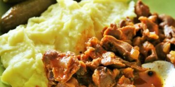 chicken gizzard stew