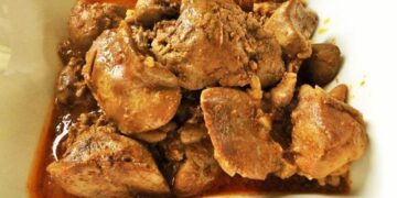 chicken liver stew
