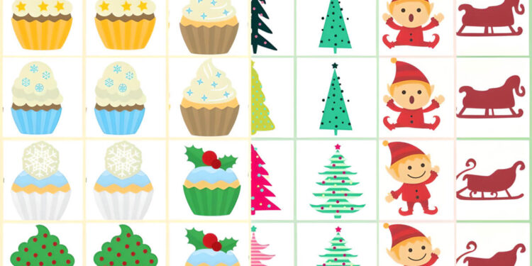christmas memory game