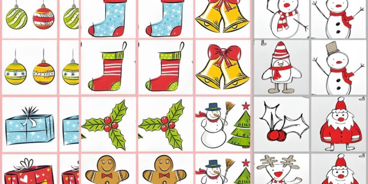 christmas memory game