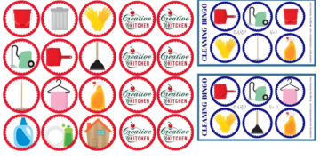 cleaning bingo card