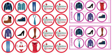 cloth bingo card