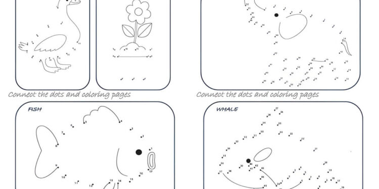 connect the dots voloring page