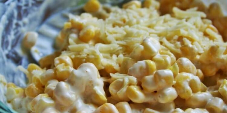 corn salad with mayonnaise