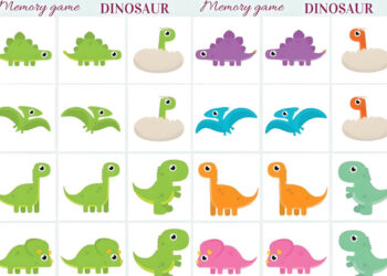 dinosaur memory game