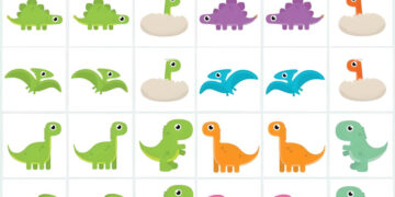 dinosaur memory game