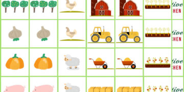 farm memory game