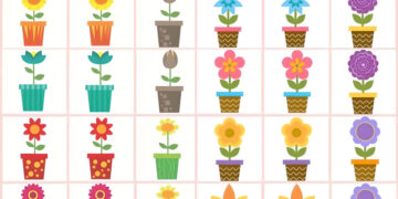 flower memory game