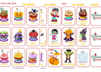 halloween old maid cards