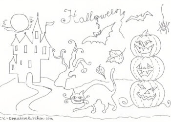 halloween coloring page