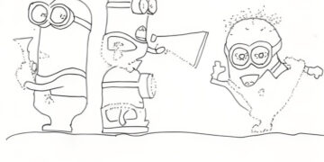 minions coloring pages