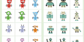 robot memory game