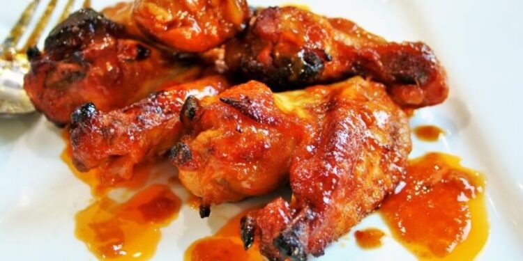 Spicy chicken wings
