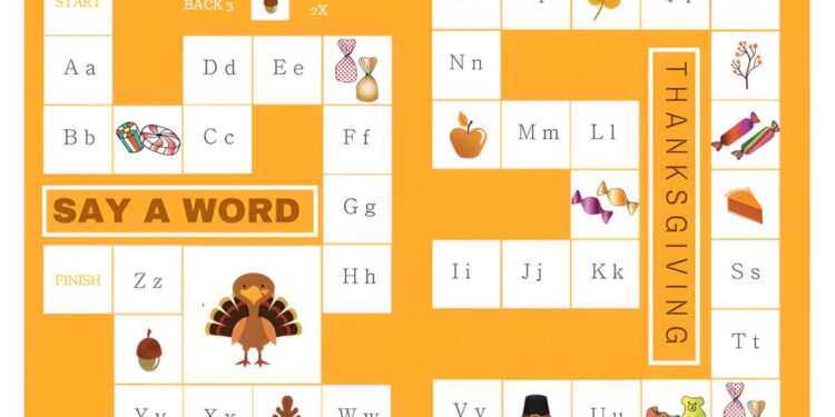 thanksgiving board game