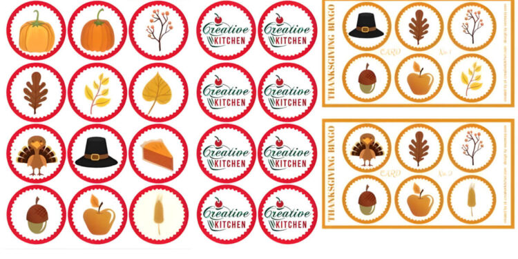 thanksgiving bingo card