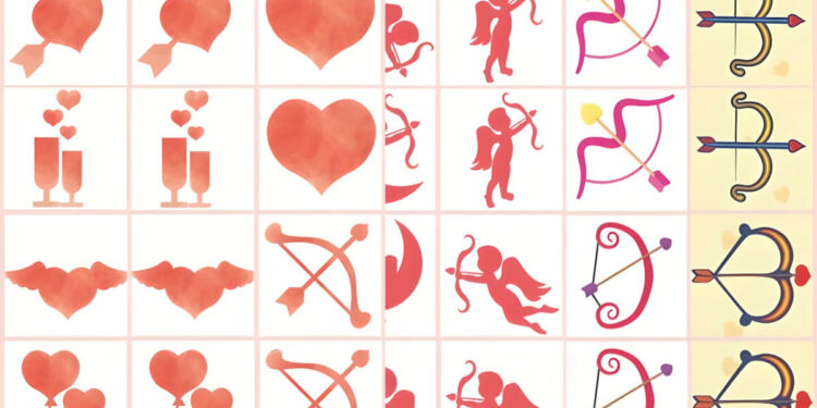 valentine memory game