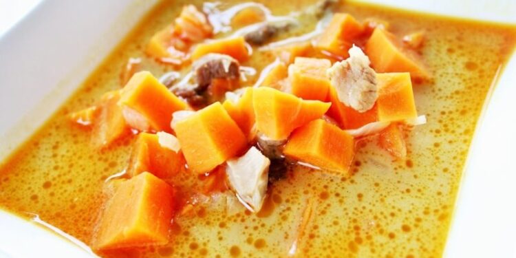 Vietnamese sweet potato soup