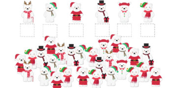 winter polar bear worksheet