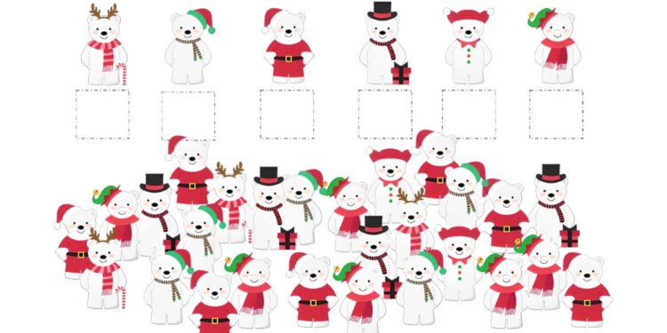 winter polar bear worksheet