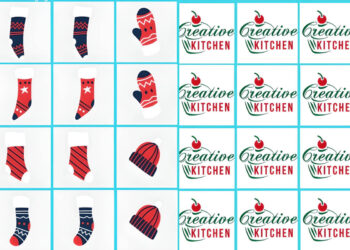 Xmas cloth memory game