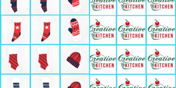 Xmas cloth memory game