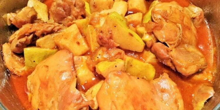 Chicken Quince Tagine