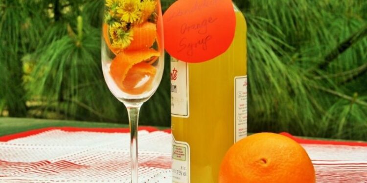 Homemade Dandelion Orange Syrup