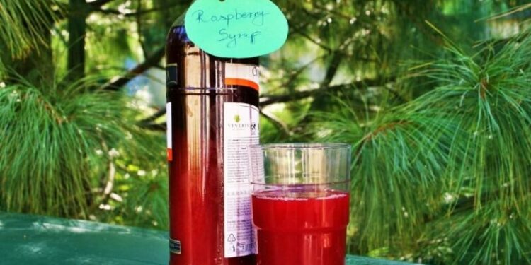 Homemade Raspberry Syrup