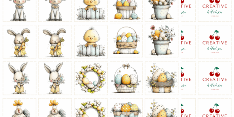 Easter Farm Memory Game