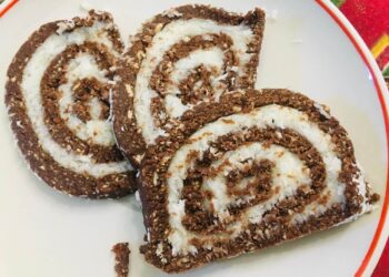 coconut biscuit roll