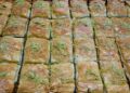 homemade pistachio baklava