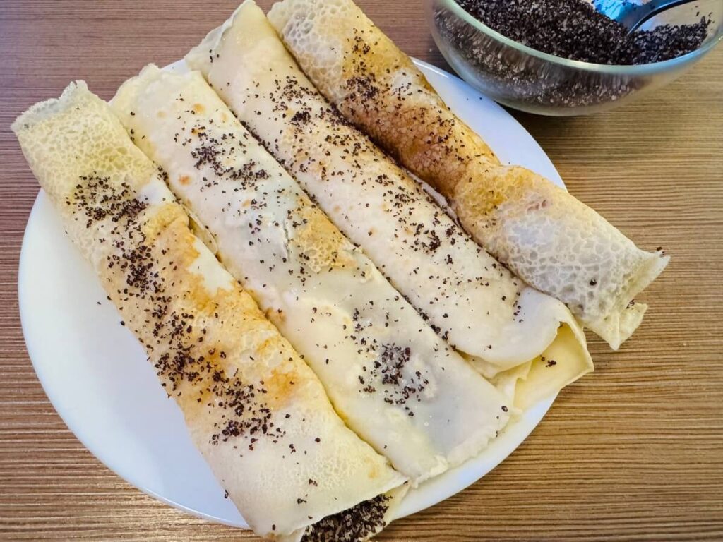poppy seed pancake